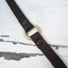 画像4: OLD STUD オールドスタッズ VINTAGE LEATHER BANGLE07 ダークブラウン ユニセックス (4)