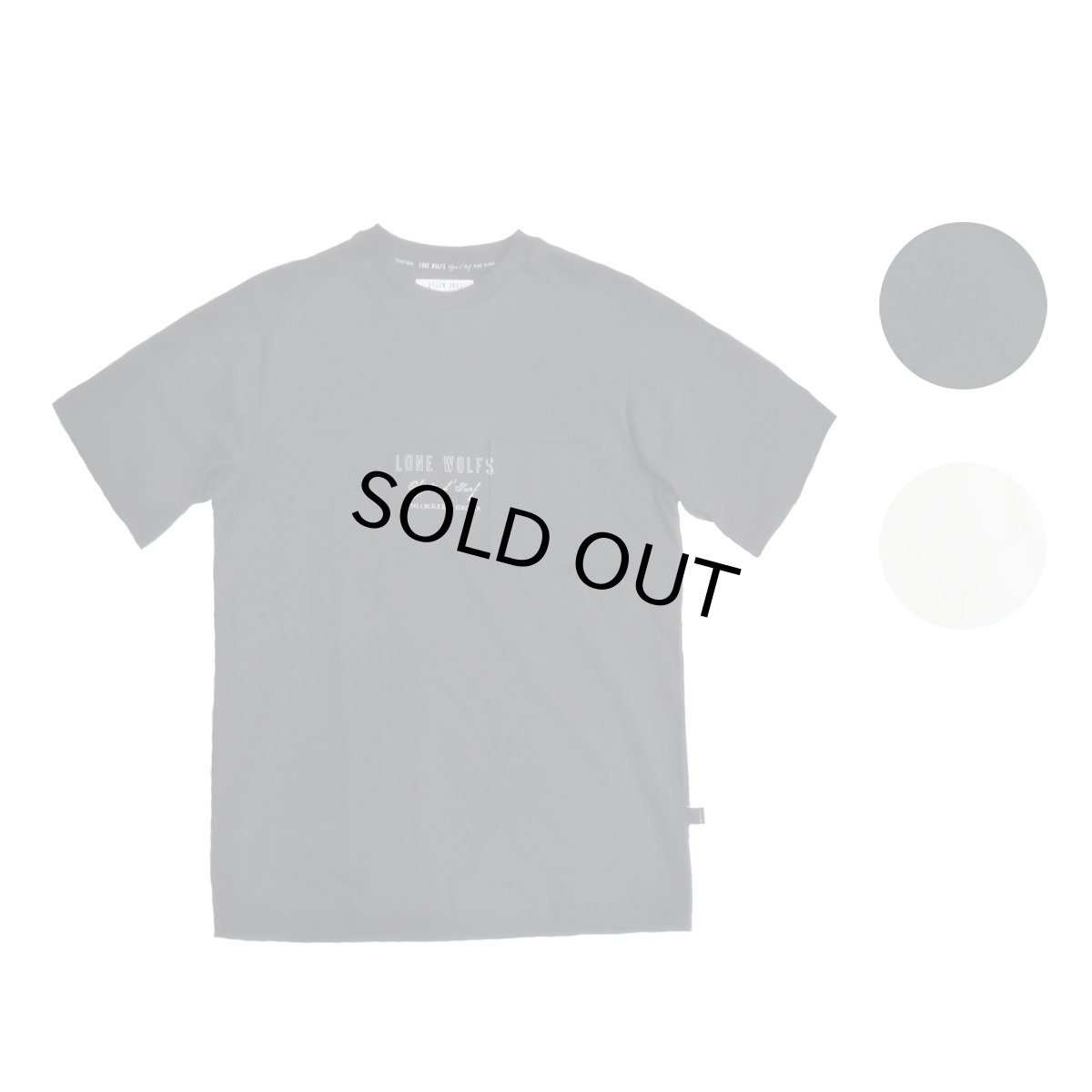画像1: LONE WOLFS ローンウルフズ POKET TEE SHOP 全2色 メンズ/レディース (1)
