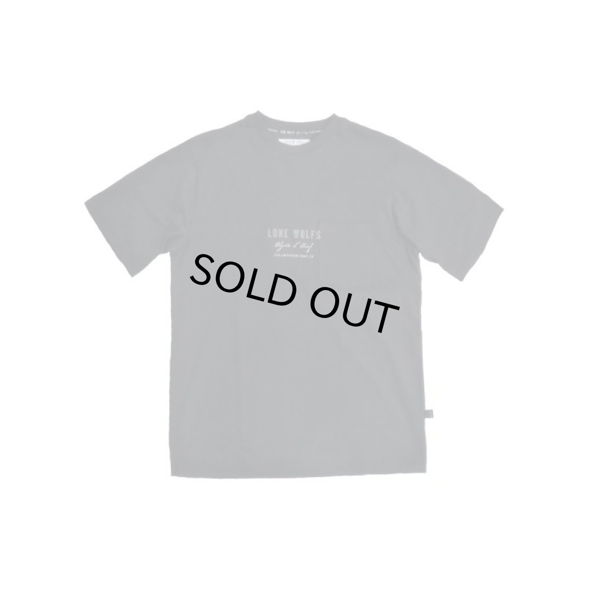 画像3: LONE WOLFS ローンウルフズ POKET TEE SHOP 全2色 メンズ/レディース (3)