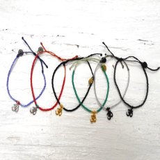 画像1: puravida bracelets プラヴィダブレスレット OHM BITTY CHARM BEAD  カラー 全6色 (1)