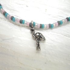 画像4: puravida bracelets プラヴィダブレスレット FLAMINGO BITTY CHARM BEAD  カラー 全4色 (4)