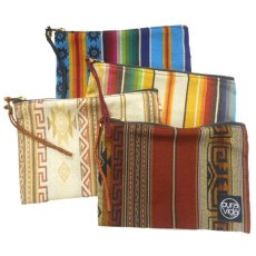 画像1: puravida bracelets プラヴィダブレスレット 総柄POUCH　 カラー 全4色 (1)