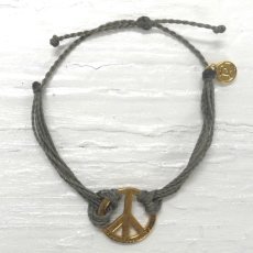 画像3: puravida bracelets プラヴィダブレスレット PEACE BITTY CHARMS カラー 全2色 (3)