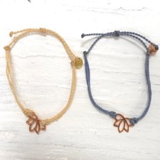 画像5: puravida bracelets プラヴィダブレスレット LOTUS BITTY CHARMS カラー 全6色 (5)