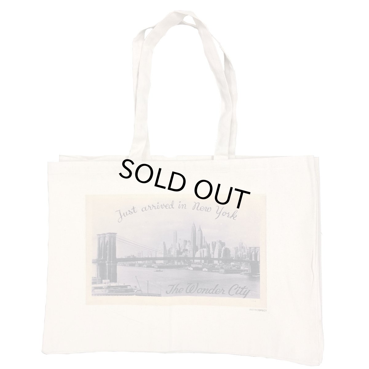 画像1: TALENTED TOTE　タレンティッド　TOTE　NEWYORK 　キャンバス　トートバッグ ナチュラル ユニセックス (1)