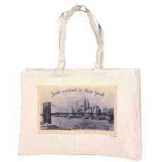 画像1: TALENTED TOTE　タレンティッド　TOTE　NEWYORK 　キャンバス　トートバッグ ナチュラル ユニセックス (1)