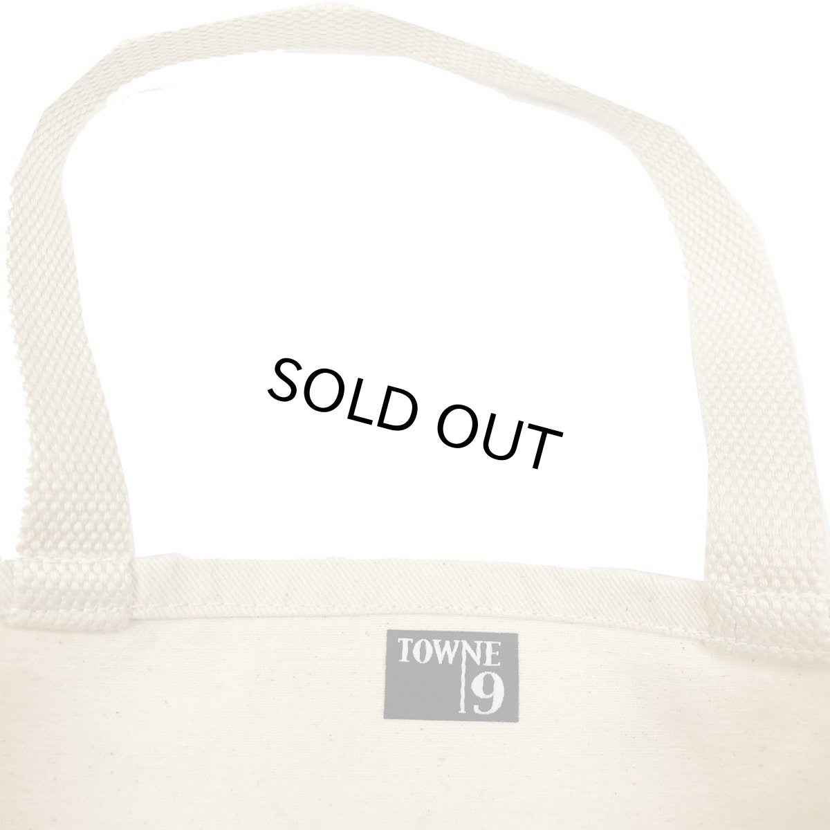 画像4: TOWNE9　タウンナイン　TOTE　キャンバス　トートバッグ ナチュラル ユニセックス (4)