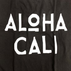 画像3: BACK HEAD バックヘッド ヘビーウエイト PRINT TEE ALOHA CALI BLK 全１色 メンズ/レディース (3)