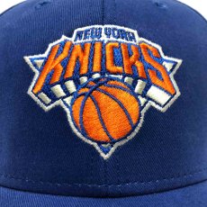 画像4: NATIONAL CAP NBA  NEW YORK KNICKS BLUE  ニューヨークニックス キャップ メンズ/レディース (4)