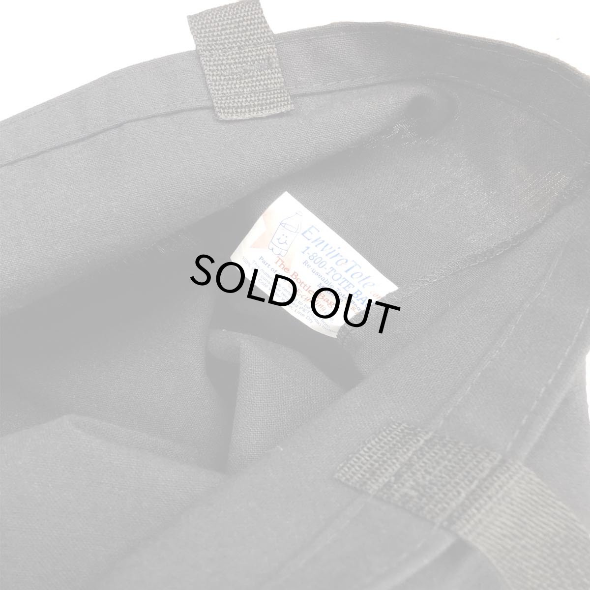 画像5: ENVIRO TOTE  NYU SHOULDER  COTTON TOTE BLACK トートバッグ ブラック ユニセックス (5)