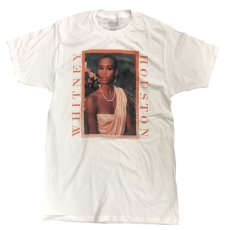 画像1: WHITNEY HOUSTON ホイットニーヒューストン TEE  ホワイト WHITE メンズ/レディース (1)