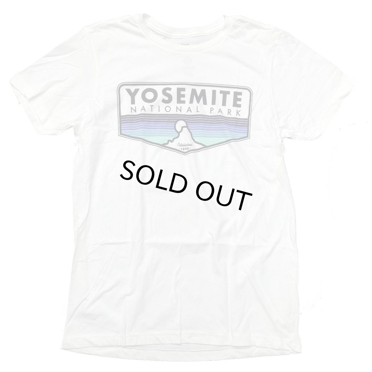 画像1: NATIONAL PARK FOUNDATION ナショナルパーク財団 TEE YOSEMITE  WHITE メンズ/レディース (1)