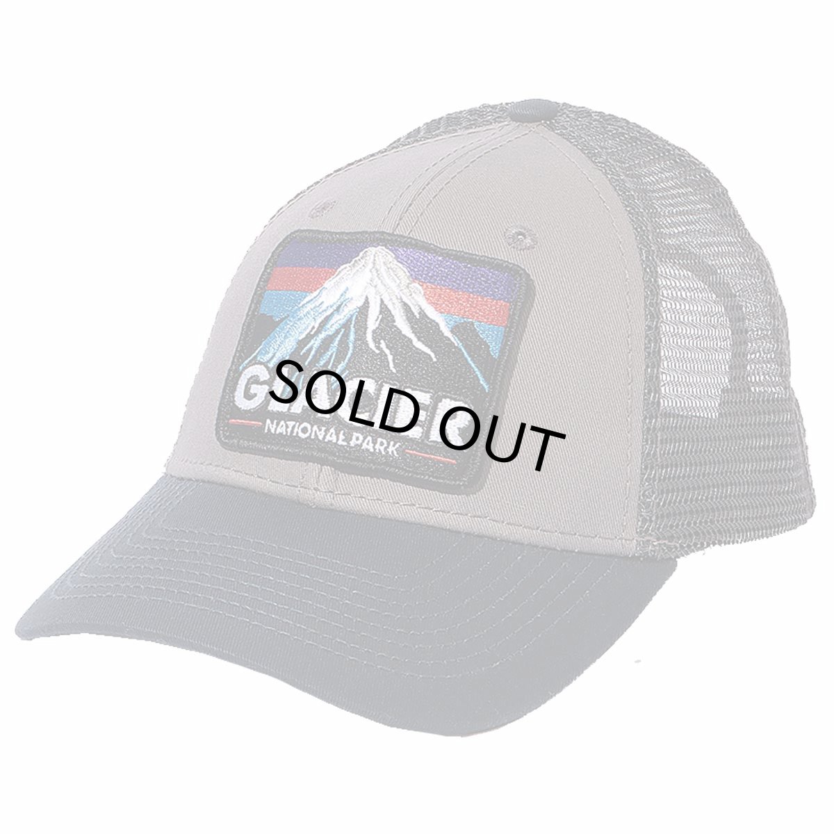 画像1: NATIONAL PARK FOUNDATION ナショナルパーク財団 メッシュCAP GLACIER DARK NAVYXGRAY  メンズ/レディース (1)
