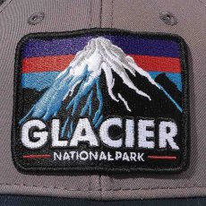 画像4: NATIONAL PARK FOUNDATION ナショナルパーク財団 メッシュCAP GLACIER DARK NAVYXGRAY  メンズ/レディース (4)