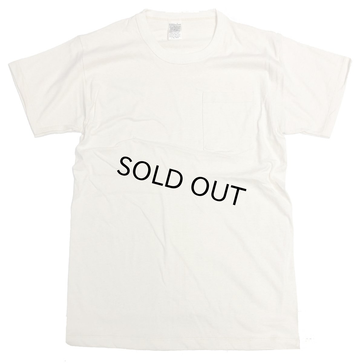 画像1: SOS FROM TEXAS エスオーエスフロムテキサス SOLID POCKET TEE　1色　ソリッドポケットT  メンズ/レディース (1)