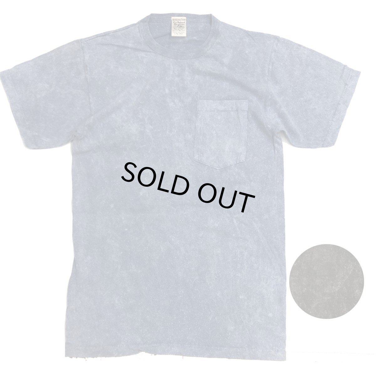 画像1: SOS FROM TEXAS エスオーエスフロムテキサス PIGMENT  POCKET TEE  2色 ピグメントポケット  メンズ/レディース (1)