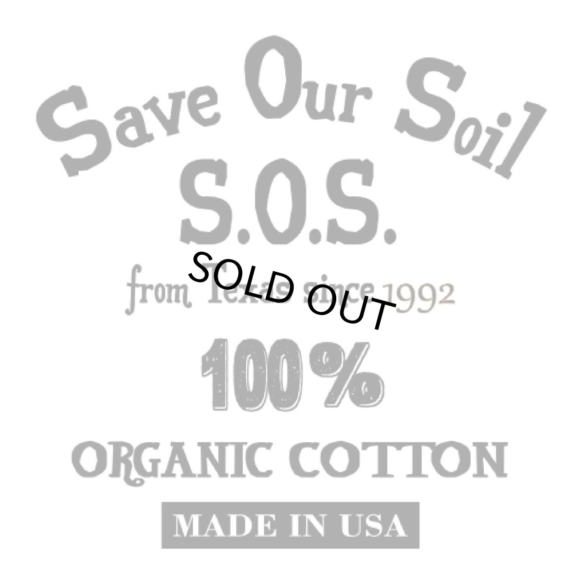 画像7: SOS FROM TEXAS エスオーエスフロムテキサス SOLID TEE 2色 ソリッドT  メンズ/レディース (7)