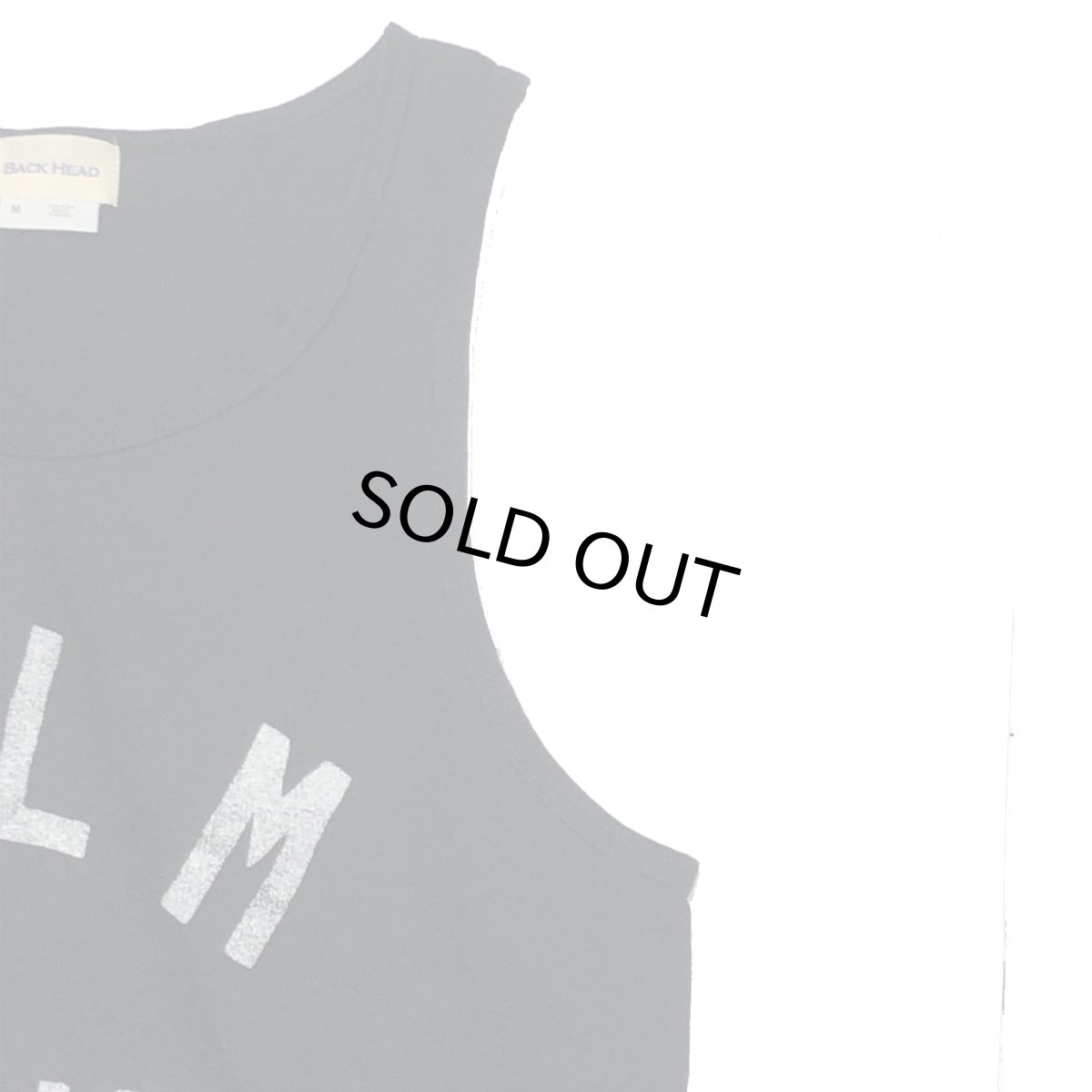 画像3: BACK HEAD バックヘッド VINTAGE PRINT TANK TOP PARM SPRINGS 全1色 メンズ/レディース (3)