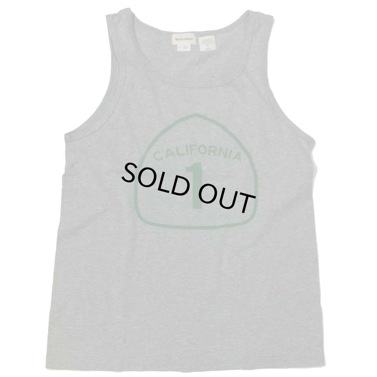 画像1: BACK HEAD バックヘッド VINTAGE PRINT TANK TOP  CALI1  全１色 メンズ/レディース (1)