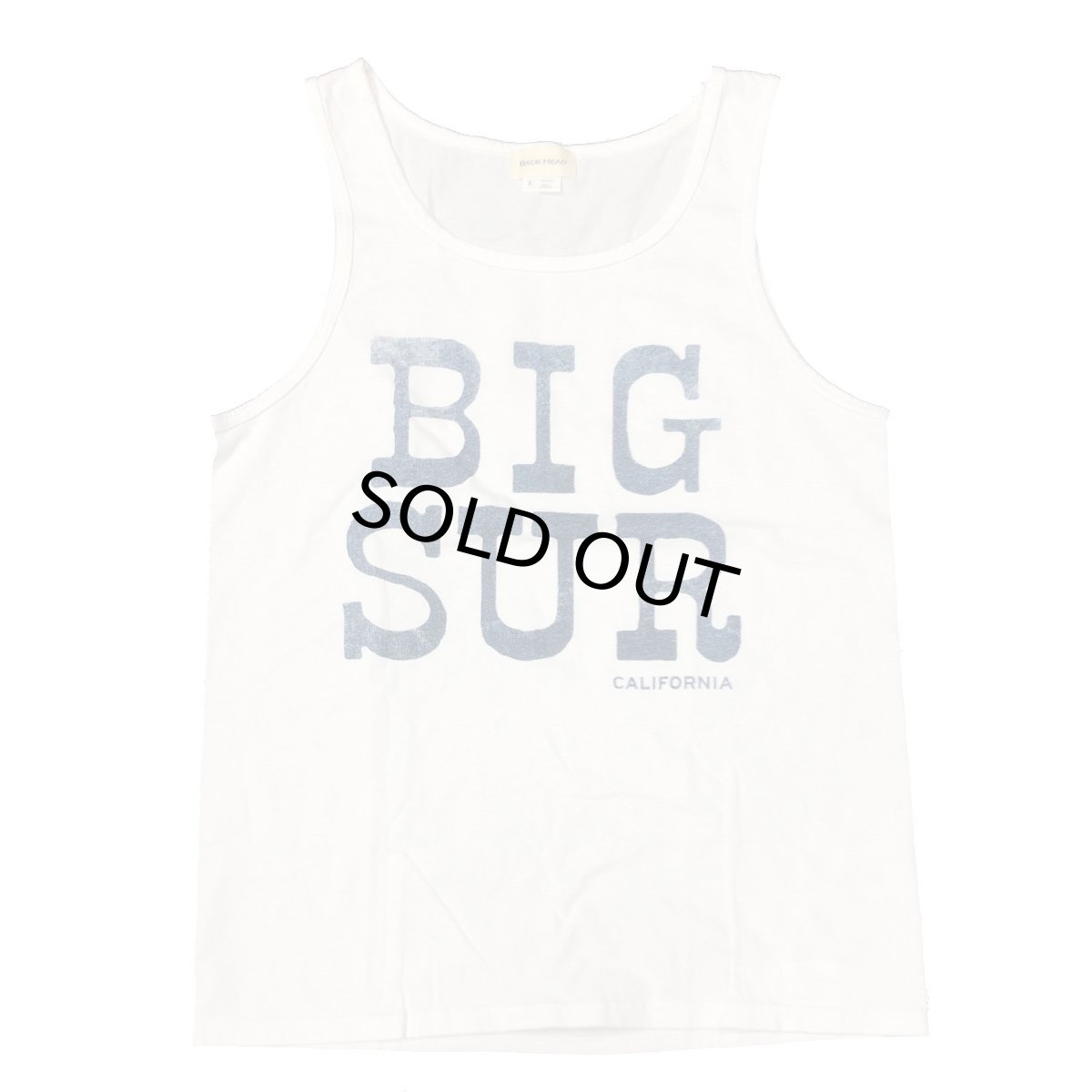 画像3: BACK HEAD バックヘッド VINTAGE PRINT TANK TOP BIGSUR  全3色 メンズ/レディース (3)