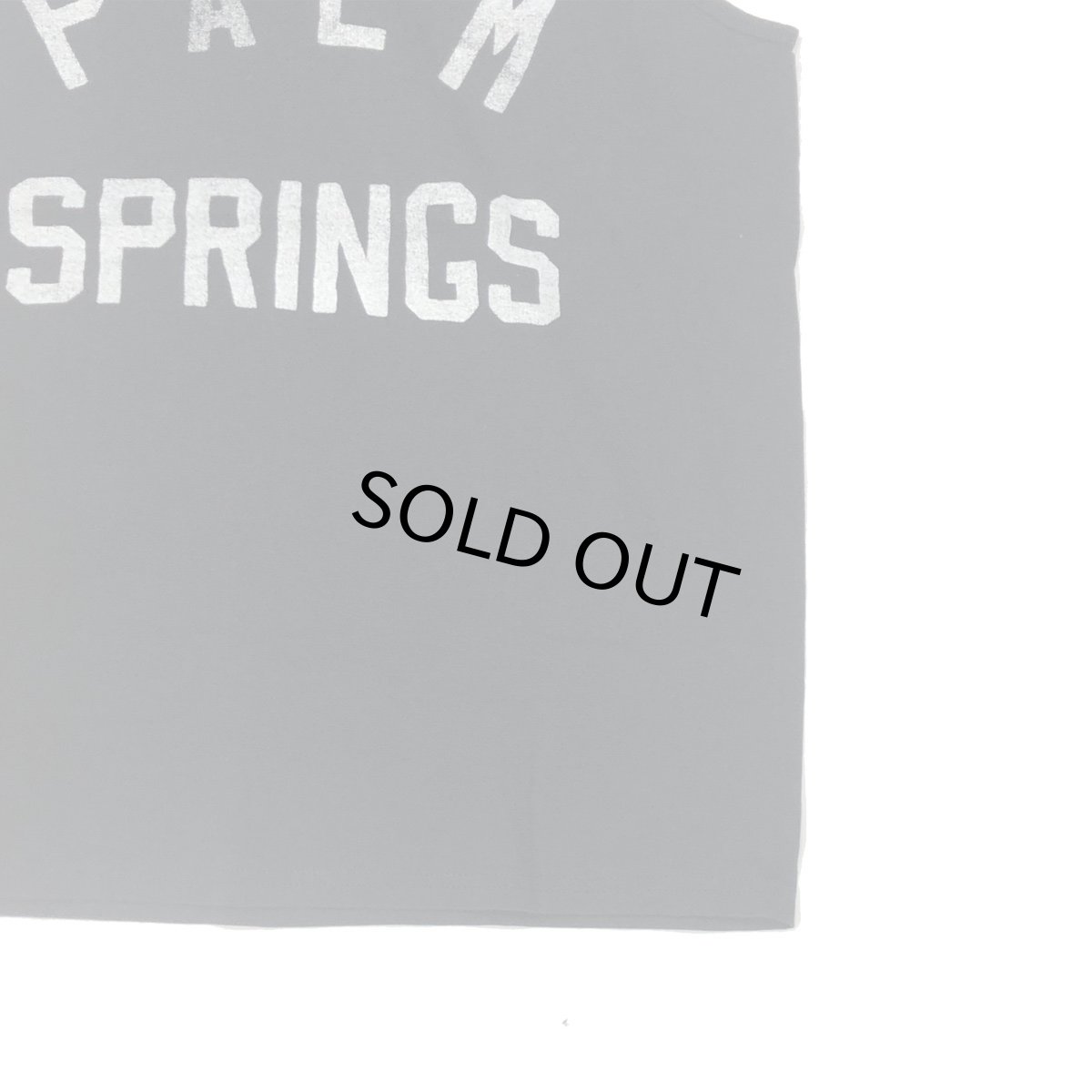 画像4: BACK HEAD バックヘッド VINTAGE PRINT TANK TOP PARM SPRINGS 全1色 メンズ/レディース (4)