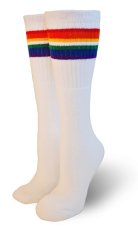 画像1: PRIDE SOCKS プライドソックス LOVE ホワイト メンズ (1)