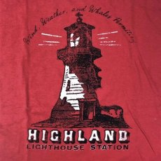 画像3: TAILGATE テイルゲートTシャツ  HIGHLAND LIGHTHOUSE  TEE FADED RED  メンズ レディス (3)