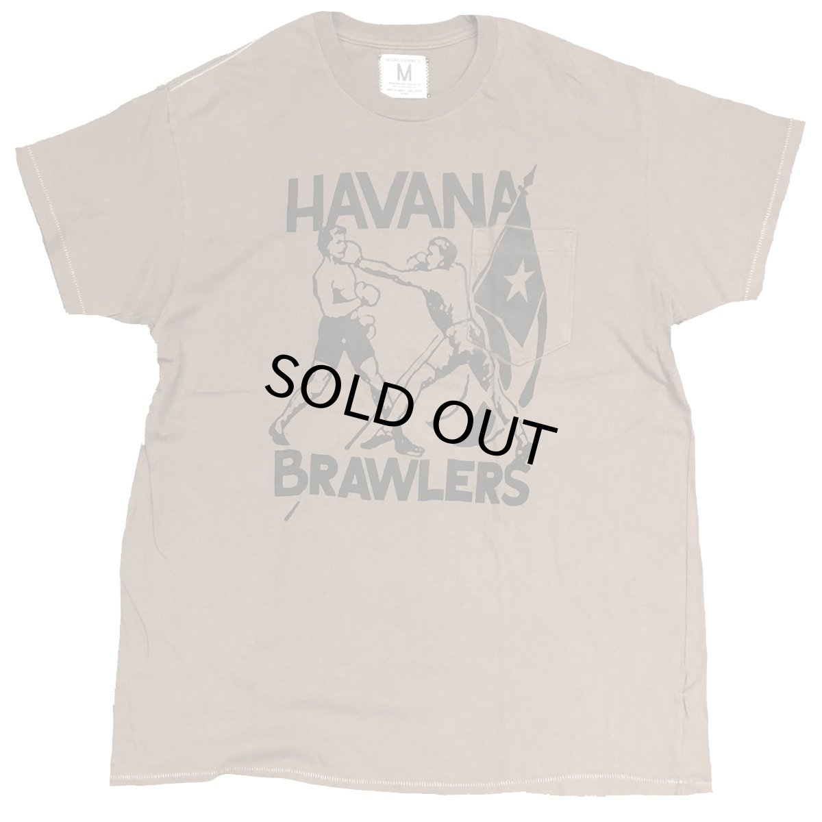 画像1: TAILGATE テイルゲート HAVANA BRAWLERS  POCKET Tシャツ  BARK メンズ/レディース (1)