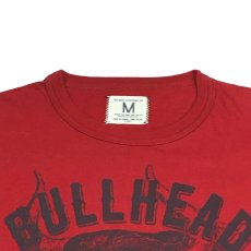 画像2: TAILGATE テイルゲートTシャツ  BULLHEAD  TEE FADED RED  メンズ レディス (2)