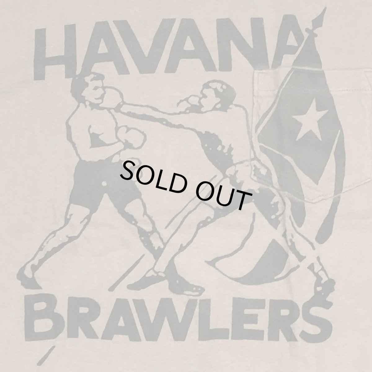 画像4: TAILGATE テイルゲート HAVANA BRAWLERS  POCKET Tシャツ  BARK メンズ/レディース (4)