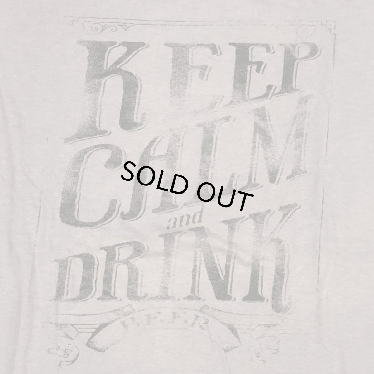 画像3: TAILGATE テイルゲート KEEP CALM and DRINK  Tシャツ GREY メンズ/レディース (3)