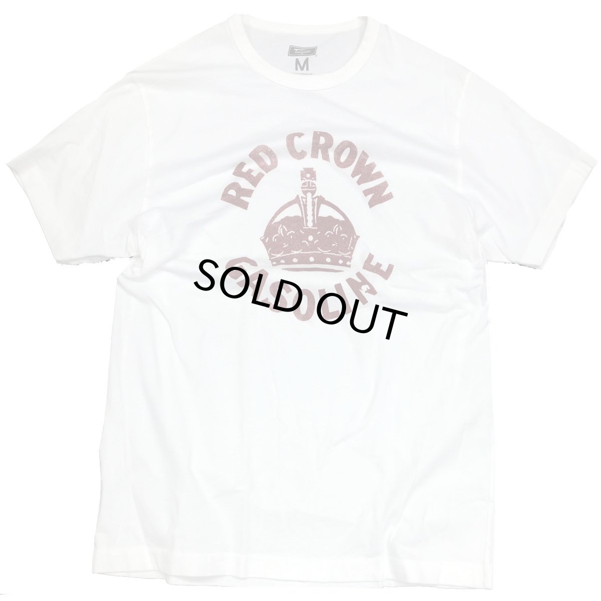 画像1: TAILGATE テイルゲート RED CROWN GASOLINE Tシャツ WHITE メンズ/レディース (1)