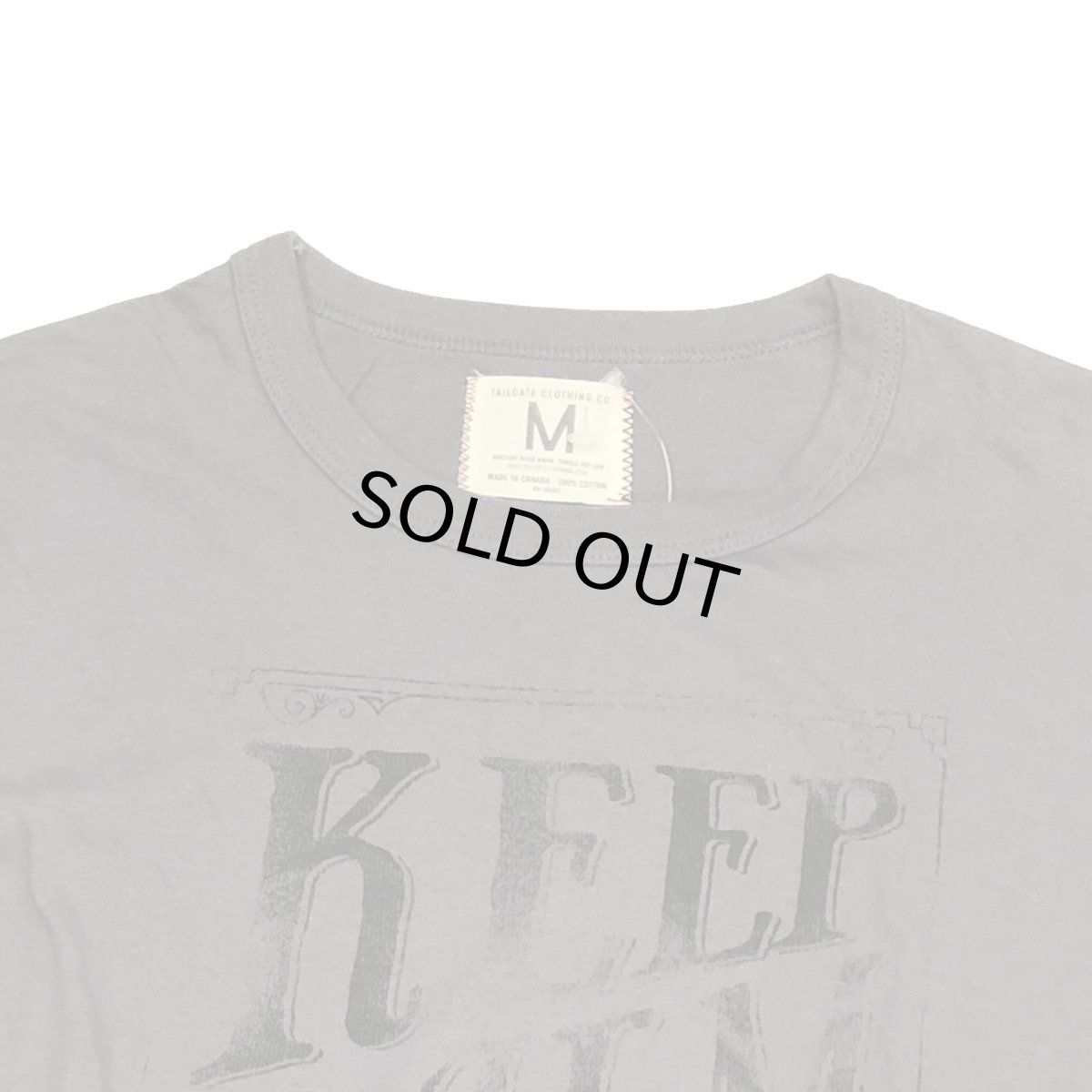 画像2: TAILGATE テイルゲート KEEP CALM and DRINK  Tシャツ GREY メンズ/レディース (2)