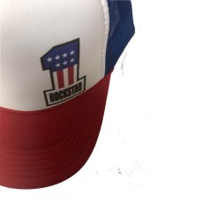 画像4: TRUKER HAT USA メッシュCAP ROCKSTAR REDXWHTXRYL   メンズ/レディース (4)