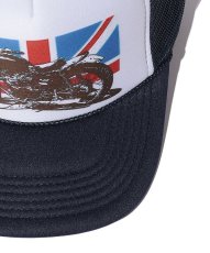 画像3: TRUKER HAT USA メッシュCAP BIKE NAVY   メンズ/レディース (3)