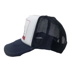 画像2: TRUKER HAT USA メッシュCAP CALIFORNIA FLAG  NAVY   メンズ/レディース (2)