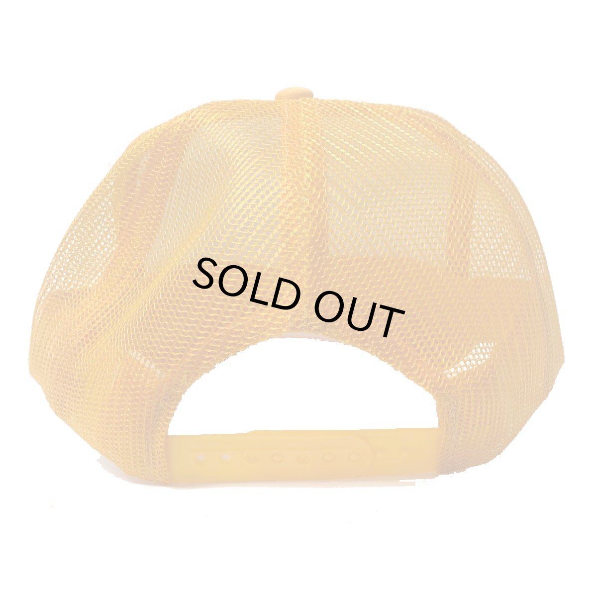 画像3: TRUKER HAT USA メッシュCAP CALIFORNIA LICENSE PLAT YELLOW   メンズ/レディース (3)