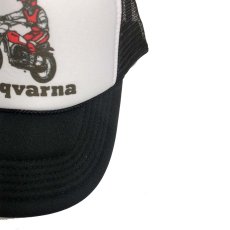 画像4: TRUKER HAT USA メッシュCAP HUSQVARNA BLACK   メンズ/レディース (4)