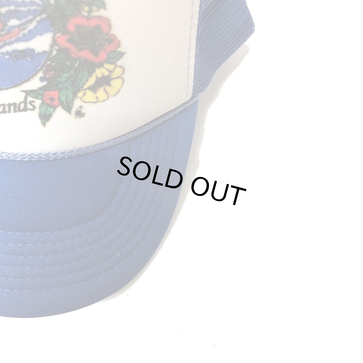 画像4: TRUKER HAT USA メッシュCAP HAWAIIAN ISLANDS ROYAL   メンズ/レディース (4)
