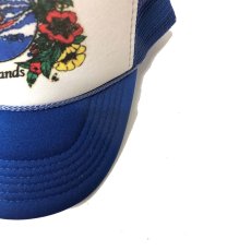 画像4: TRUKER HAT USA メッシュCAP HAWAIIAN ISLANDS ROYAL   メンズ/レディース (4)