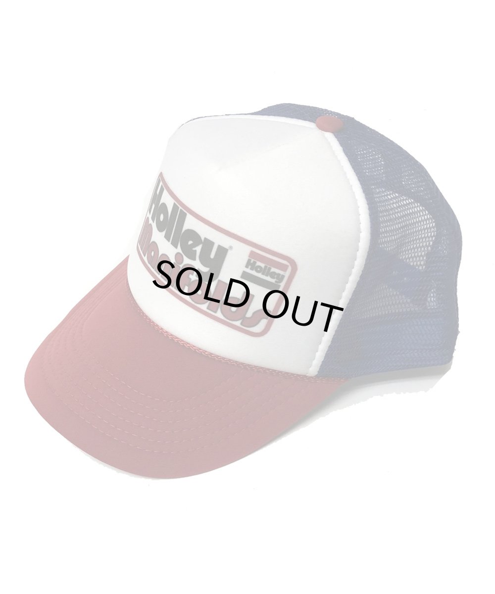 画像1: TRUKER HAT USA メッシュCAP HOLLY MANIFOLDS REDXWHTXRYL   メンズ/レディース (1)