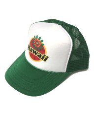 画像1: TRUKER HAT USA メッシュCAP HAWAI GREEN   メンズ/レディース (1)