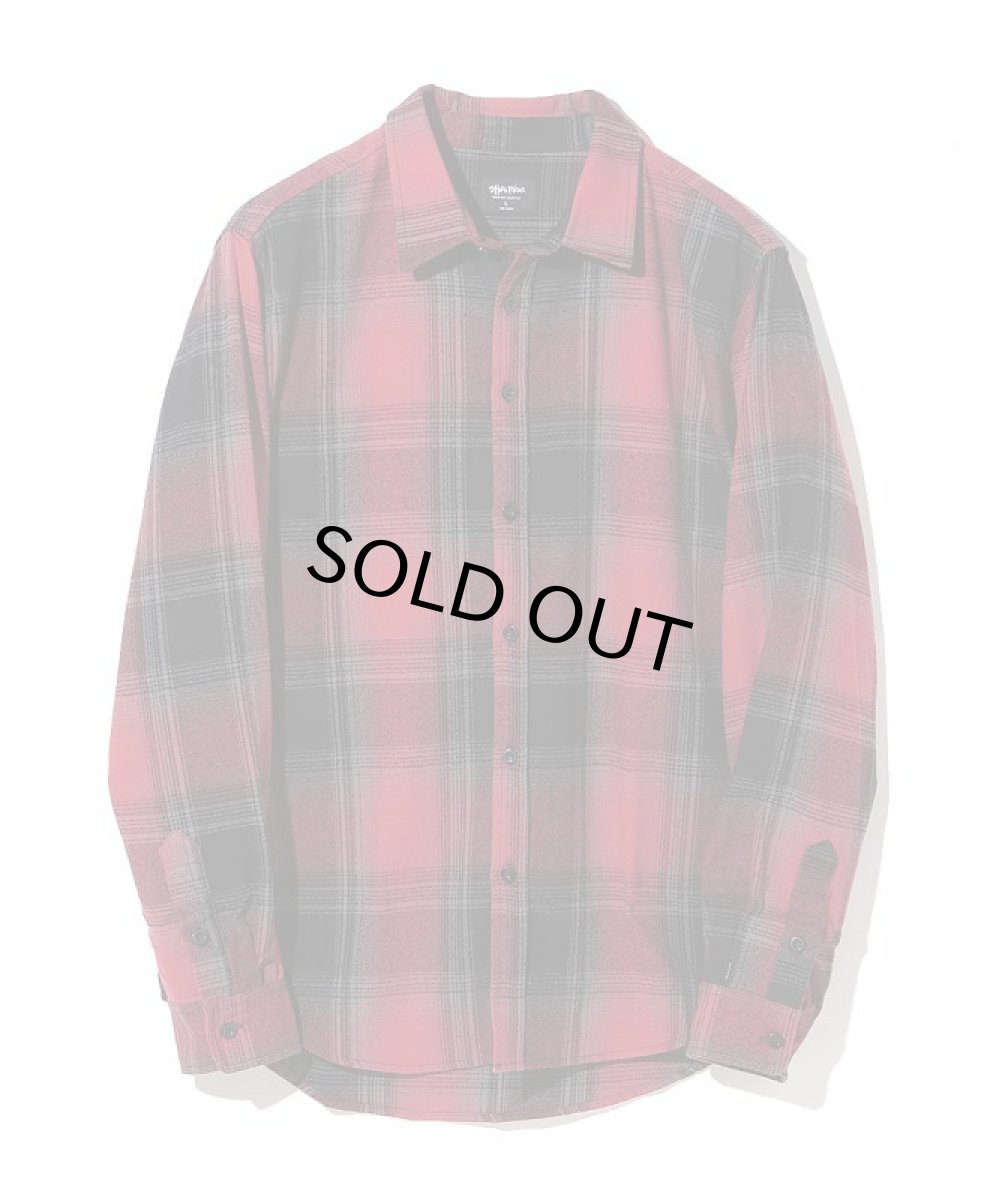 画像2: SHAKA WEAR シャカウエア オンブレチェックネルシャツ 長袖  全3色 メンズ (2)