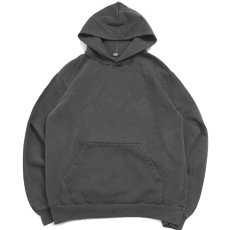 画像1: LOS ANGELES APPAREL ロサンゼルスアパレル 14oz ピグメントダイ ヘビーフリース SWEAT P/O HOODIE  VINTAGE BLACK メンズ/レディース (1)