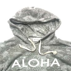 画像2: BACK HEAD バックヘッド HIBISCUS PT  HOODIE ハイビスカス ALOHA GRAY メンズ/レディース (2)