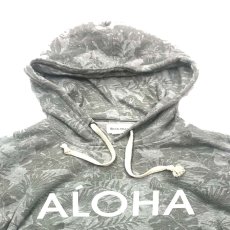 画像2: BACK HEAD バックヘッド HIBISCUS PT  HOODIE ハイビスカス ALOHA GRAY メンズ/レディース (2)