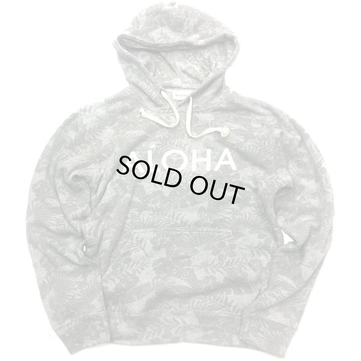 画像1: BACK HEAD バックヘッド HIBISCUS PT  HOODIE ハイビスカス ALOHA GRAY メンズ/レディース (1)