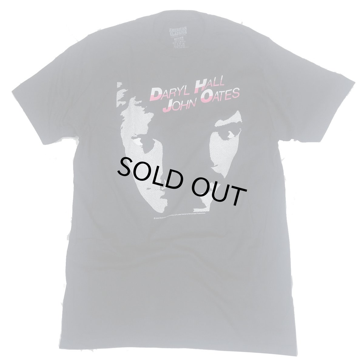 画像1: AMERICAN CLASSICS アメリカンクラシックス TEE  HALL AND OATES ホールアンドオーツ FACES BLK メンズ/レディース (1)