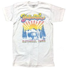 画像1: AMERICAN CLASSICS アメリカンクラシックス TEE YELLOWSTONE NATIONAL PARK イエローストーン WHT メンズ/レディース (1)