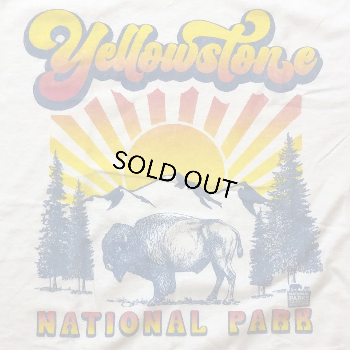 画像2: AMERICAN CLASSICS アメリカンクラシックス TEE YELLOWSTONE NATIONAL PARK イエローストーン WHT メンズ/レディース (2)
